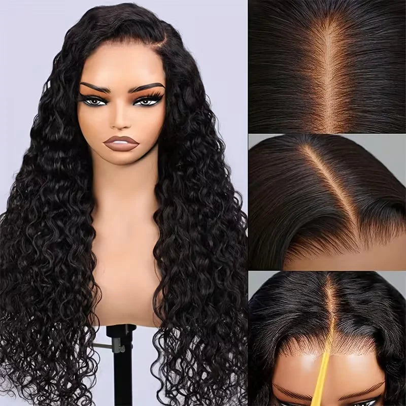 Throw On & Go | 250% High Density Water Wave Glueless HD Lace 13x6 Frontal Wig — Best Seller