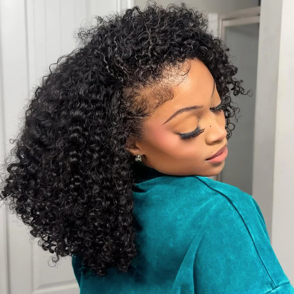 Big Curl Energy | 250% High Density Kinky Curly Glueless HD Lace Wig by Headband