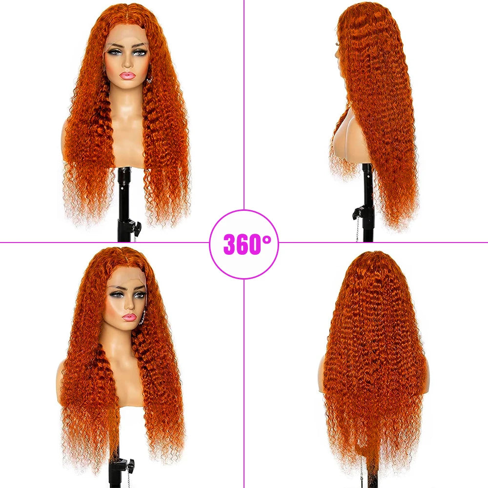 Wear & Go | Ginger Deep Wave Glueless HD Lace 13x6 Frontal Wig