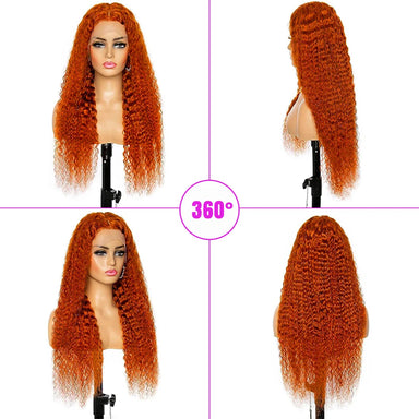 Wear & Go | Ginger Deep Wave Glueless HD Lace 13x6 Frontal Wig