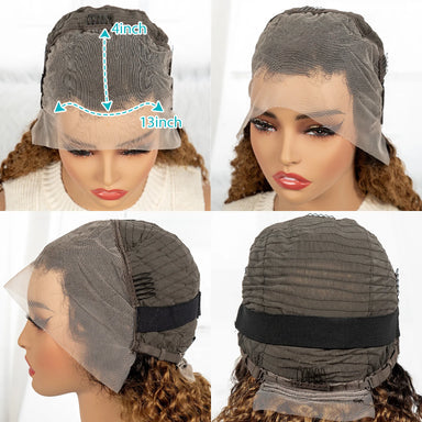 Throw On & Go | Burgundy 99J 250% High Density Deep Wave Glueless HD Lace 13x4 Frontal Wig
