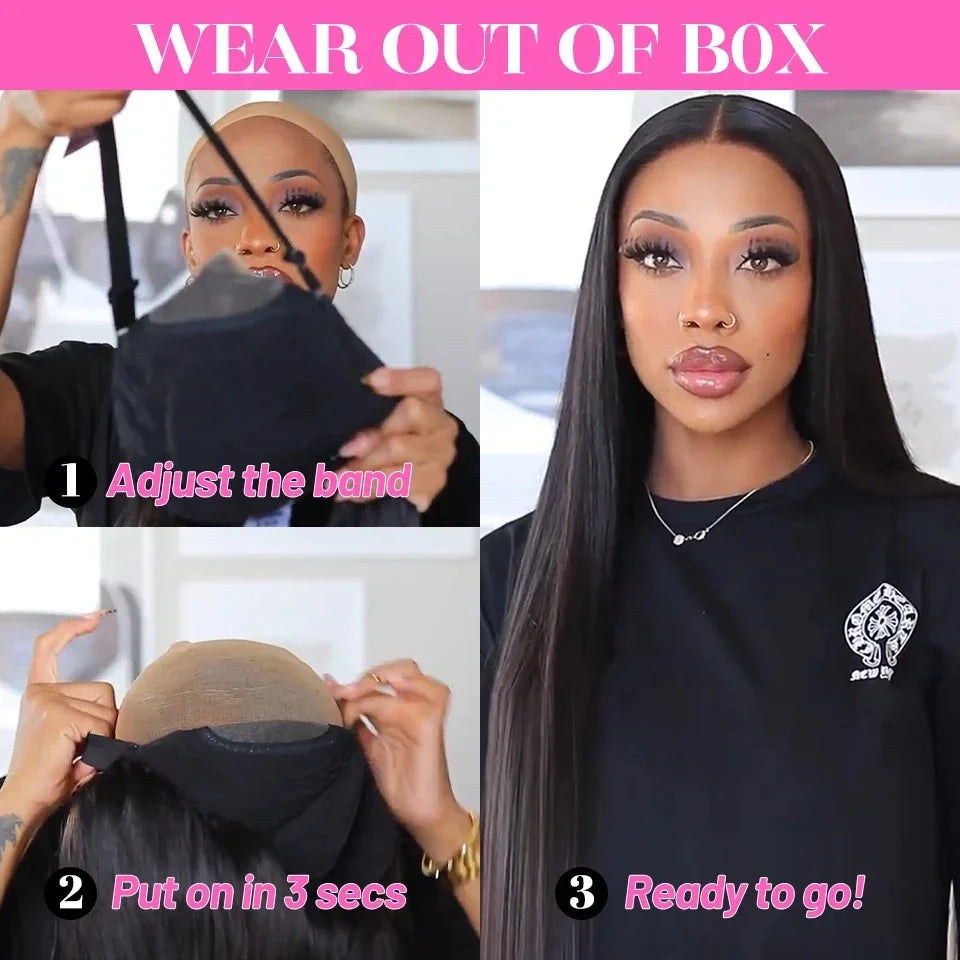 Polished Look | Straight Glueless HD Lace 13x6 Frontal Wig by PICKU Pre-Cut