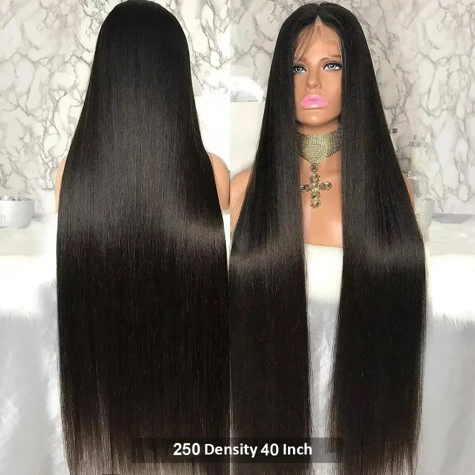 Polished Look | 250% High Density Straight Glueless HD Lace 13x6 Frontal Wig Pre-Cut