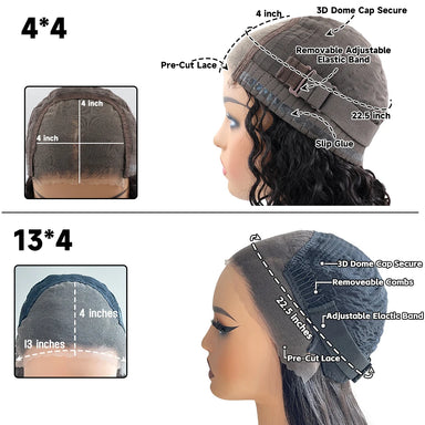 Curl Goals | 250% High Density Kinky Curly Glueless HD Lace 4x4 Closure Wig