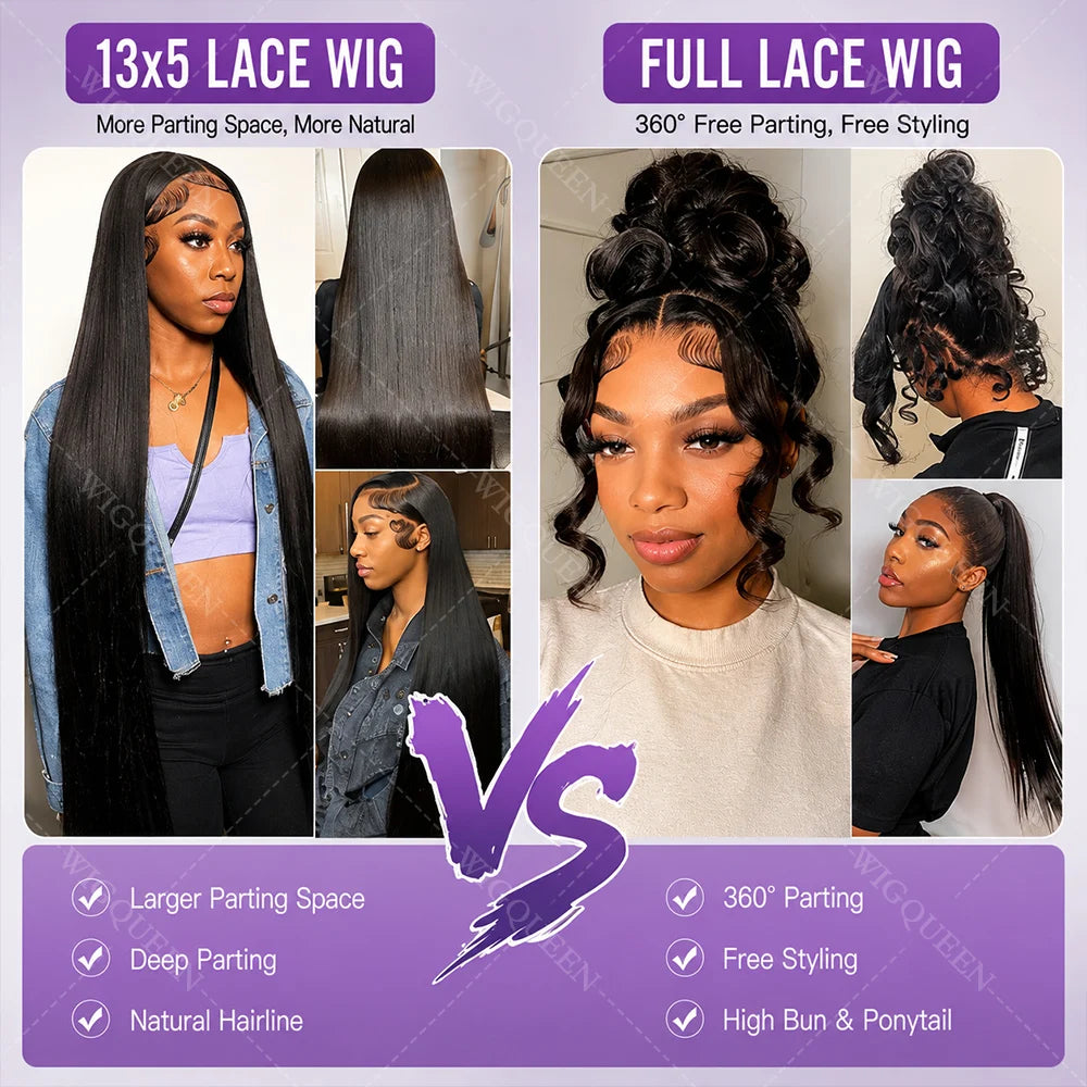Classic Silk | Straight Glueless HD Lace Full Lace Wig Pre-Cut
