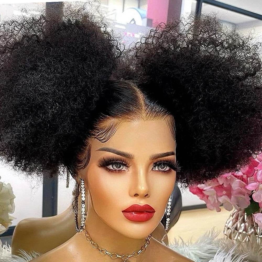 Big Curl Energy | 400% Super Density Kinky Curly Glueless HD Lace 360 Lace Wig