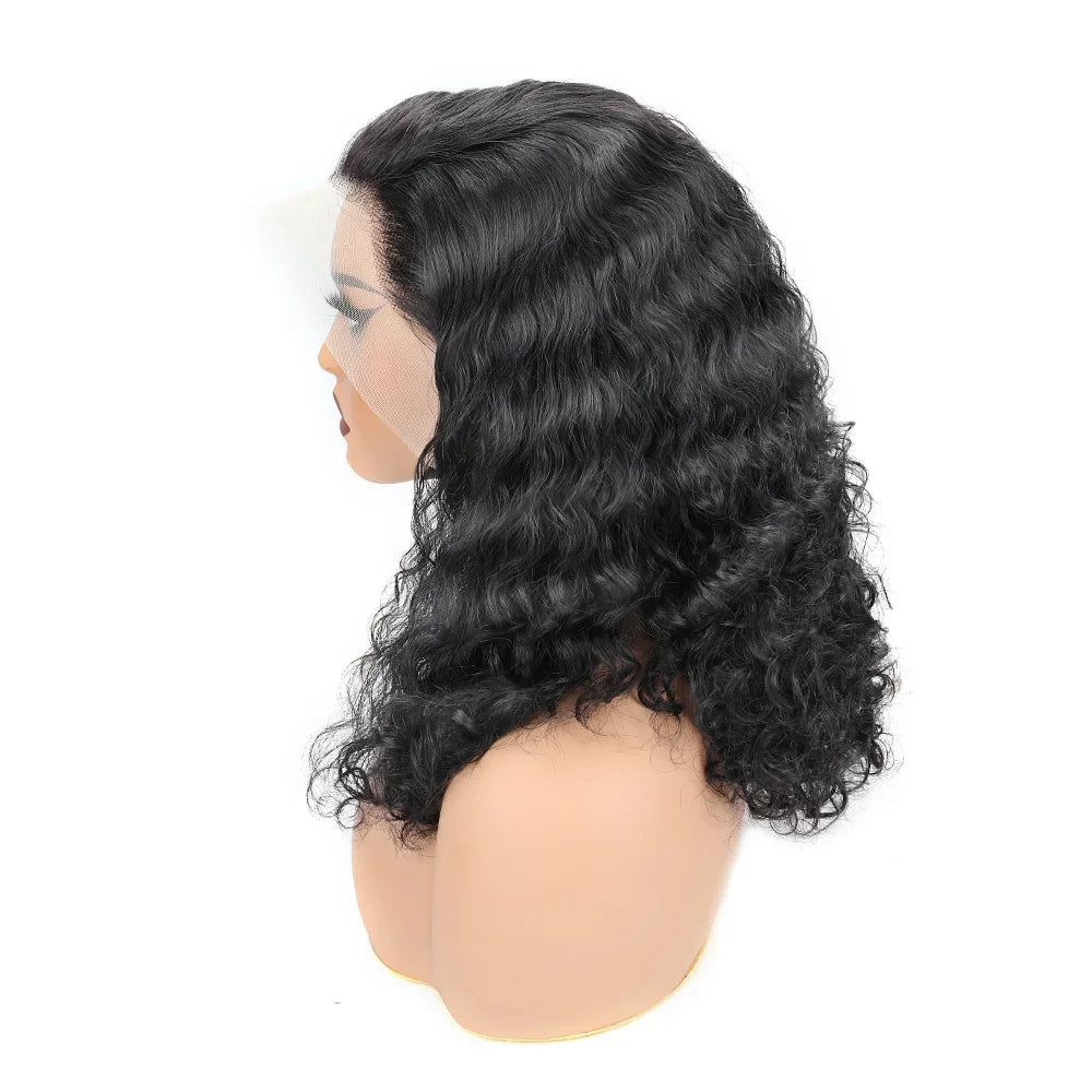 Throw On & Go | 180% Density Water Wave Glueless HD Lace 13x4 Frontal Wig