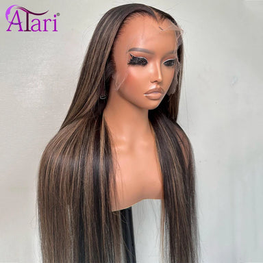Sun-Kissed | Brown Highlight Glueless HD Lace 13x6 Frontal Wig by ATARI