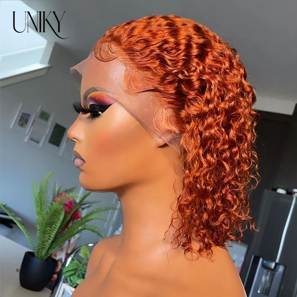 Effortless Waves | Ginger Water Wave Glueless HD Lace 13x4 Frontal Wig