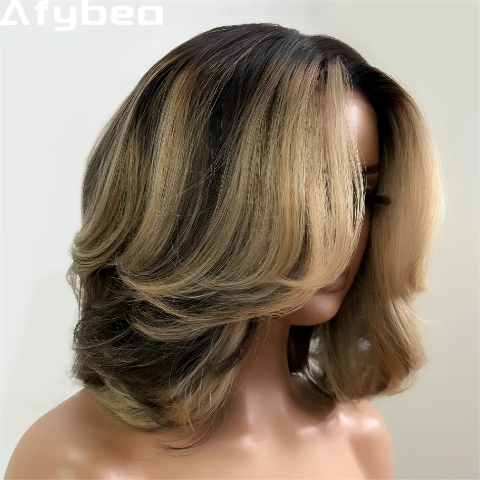 Color Pop | Honey Brown Highlight Glueless HD Lace 5x5 Closure Wig