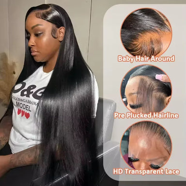 No Glue Needed | Wear & Go Glueless HD Lace 13x6 Frontal Wig Pre-Cut — Top Seller