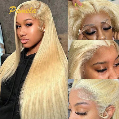 Platinum Glow | 613 Blonde Glueless HD Lace 7x5 Closure Wig Pre-Cut