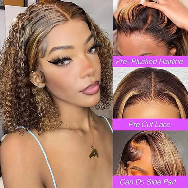 Trending Now | Honey Brown Highlight Glueless HD Lace 13x4 Frontal Wig