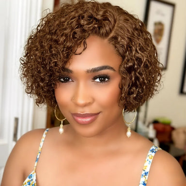 Throw On & Go | Burgundy 99J Water Wave Glueless HD Lace 13x4 Frontal Wig by BEAUTYHAIR Pre-Cut