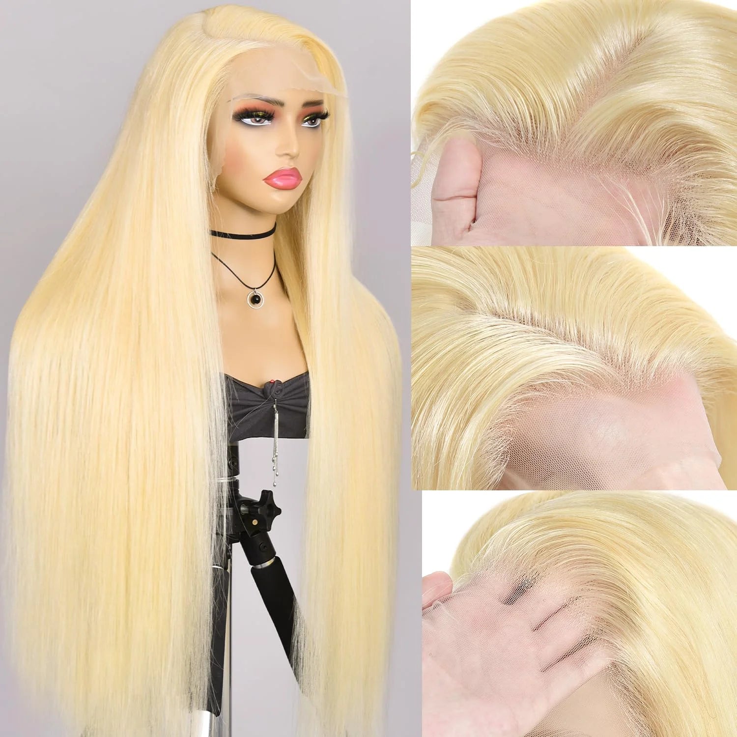 Blonde Vibes | 250% High Density 613 Blonde Glueless HD Lace 13x6 Frontal Wig
