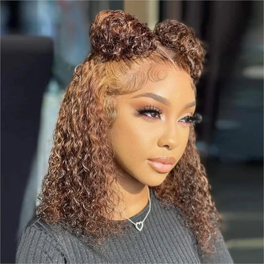 Trending Now | Honey Brown Highlight Glueless HD Lace 13x4 Frontal Wig