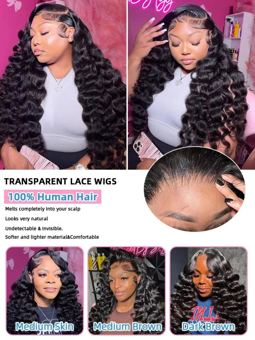 Ready To Wear | Deep Wave Glueless HD Lace 13x6 Frontal Wig