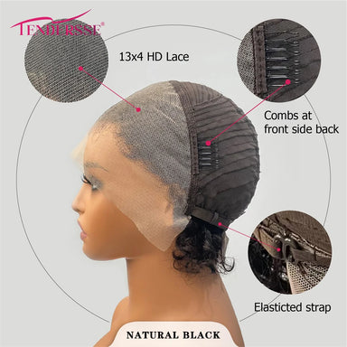 Wear & Go | Water Wave Glueless HD Lace 13x4 Frontal fraisbelle Human Hair Products Wig