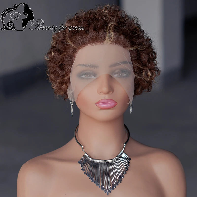 Natural Kinks | Kinky Curly Glueless HD Lace 13x4 Frontal Wig by Evolution Of Hairdressing Pre-Cut