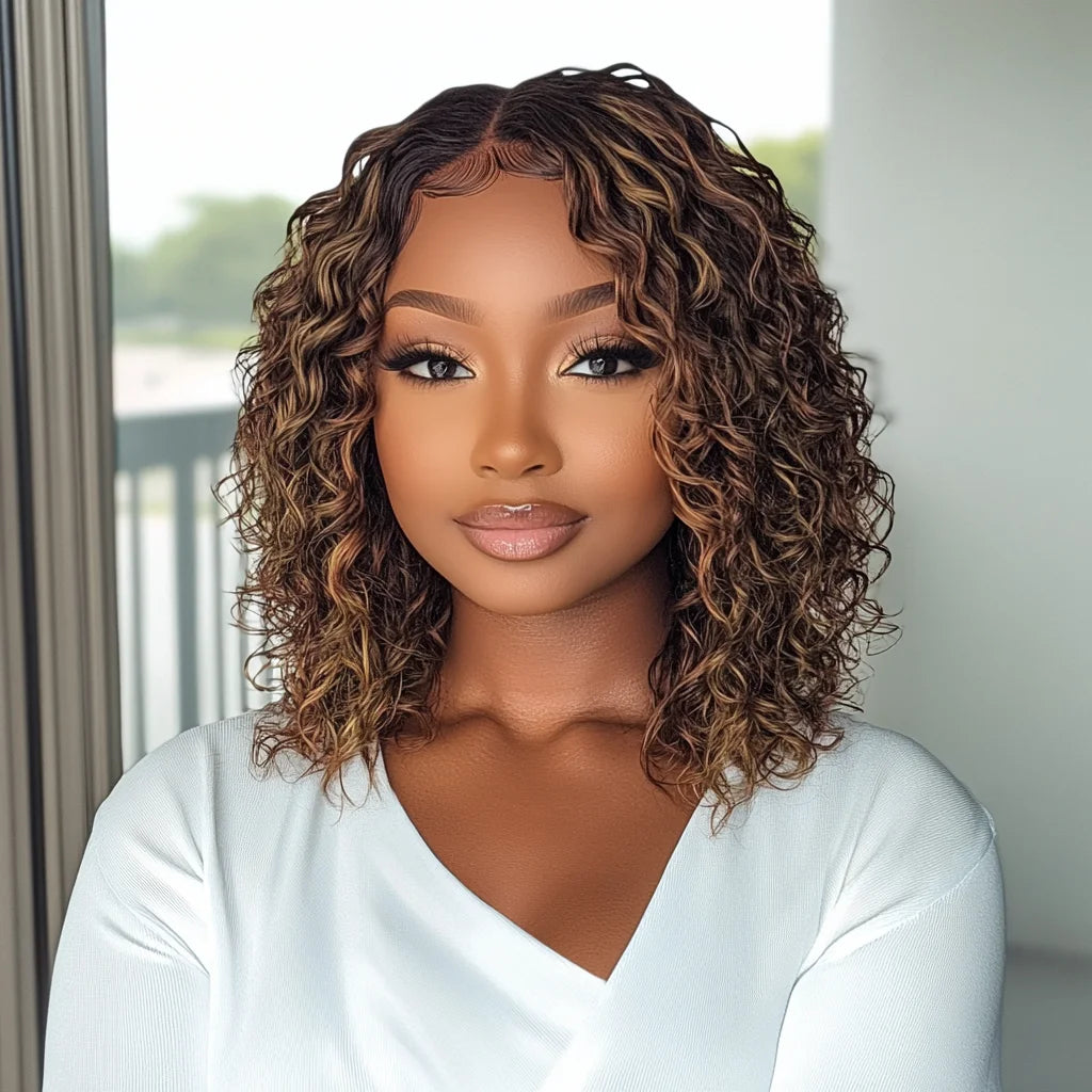 Ready To Wear | Highlight Deep Wave Glueless HD Lace 13x6 Frontal Wig