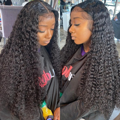 Wear & Go | 250% High Density Deep Wave Glueless HD Lace 13x6 Frontal Wig by Smilegirl