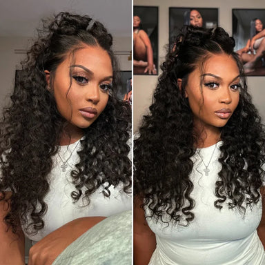 Flowy Waves | 250% High Density Loose Wave Glueless HD Lace 13x6 Frontal Wig
