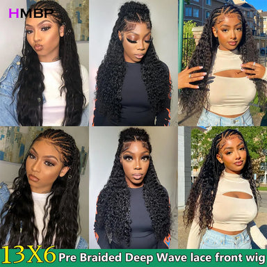 Curl Goals | 400% Super Density Kinky Curly Glueless HD Lace 13x6 Frontal Wig by HMBP