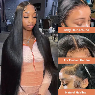 Classic Silk | Straight Glueless HD Lace 5x5 Closure Wig Pre-Cut