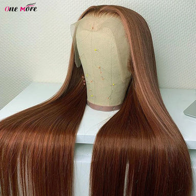 Polished Look | Chocolate Brown Straight Glueless HD Lace 13x4 Frontal Wig