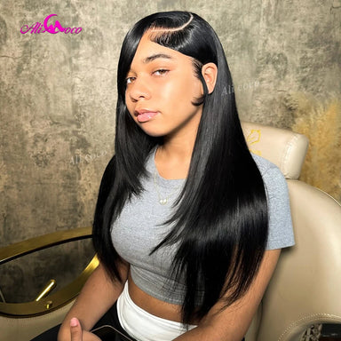 Sun-Kissed | Brown Highlight 180% Density Highlight Glueless HD Lace 13x6 Frontal Wig Pre-Cut