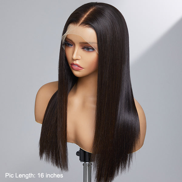 Luxury Choice | Super Density Silky Straight 13x4 Frontal Lace Long Wig 100% Human Hair