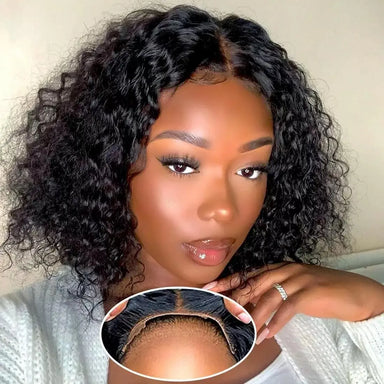 Melted Hair 180% Density Deep Wave Wig Glueless 9x6 Frontal Wig