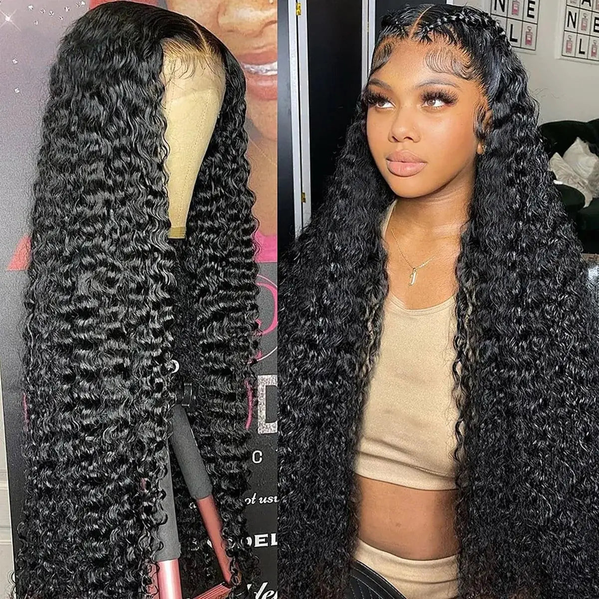 Melted Hair 180% Density Water Wave Wig Glueless 13x6 Frontal Wig
