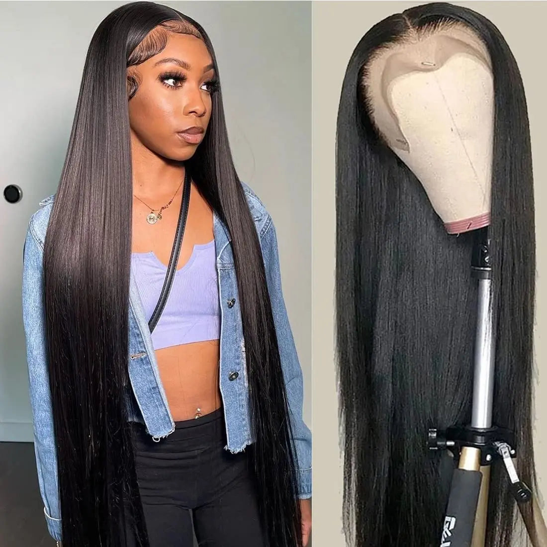 Slay All Day | Straight Glueless HD Lace 13x4 Frontal Wig