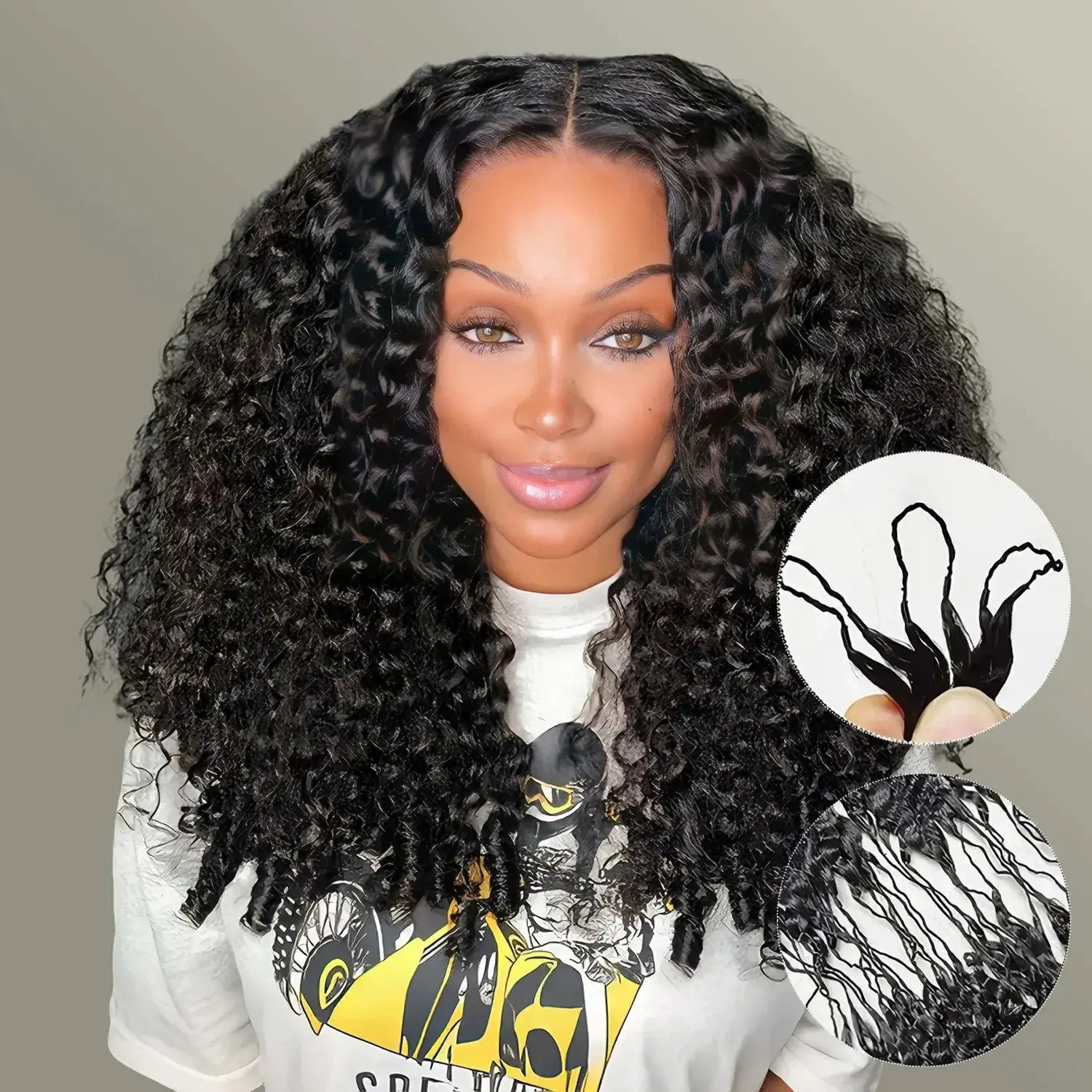 Melted Hair Burmese Curly Feather Crochet Human Hair Extensions Pre Looped For Black Women Pre Separated Knotless Hair For Braiding