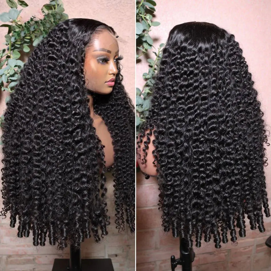 Melted Hair Curly Wig Glueless 13x6 Frontal Wig