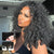 Melted Hair 180% Density Curly Wig Glueless Half Wig — Style 7
