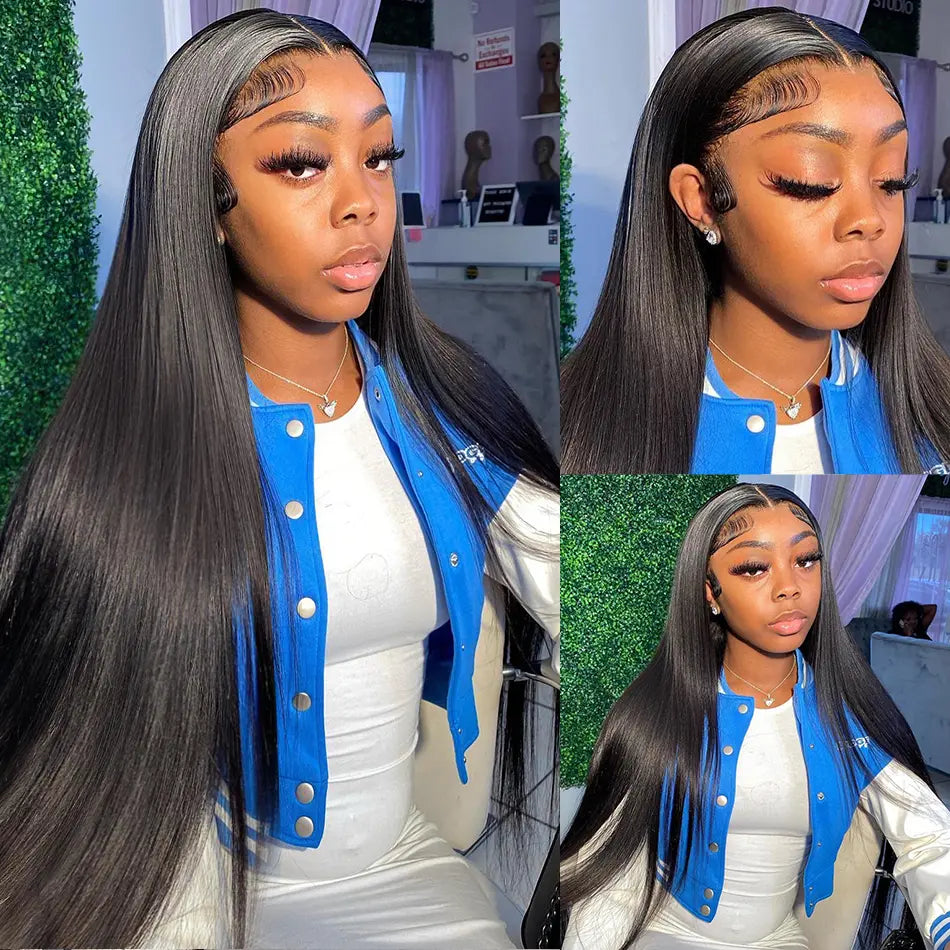 Throw On & Go | Straight Glueless HD Lace 13x6 Frontal Wig