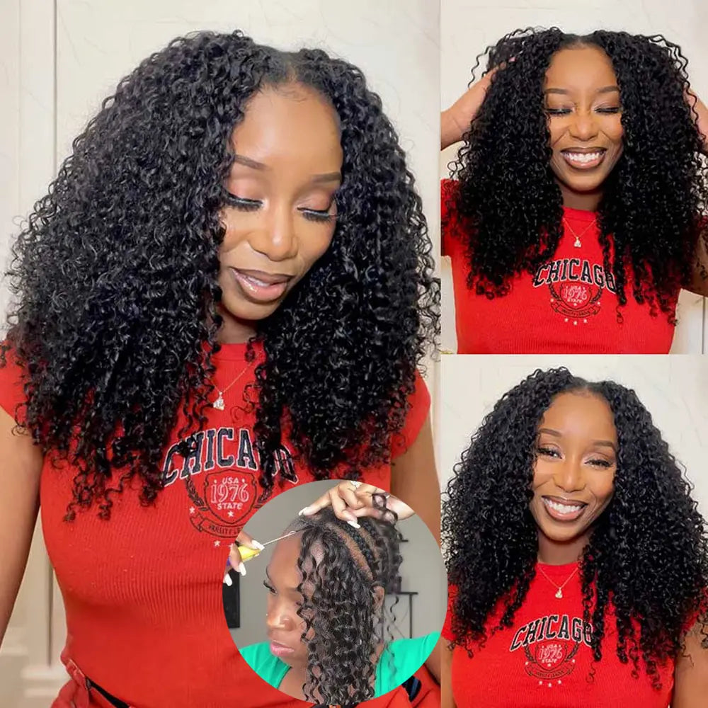Curly Crochet Braiding Hair Extensions — 100% Human Hair