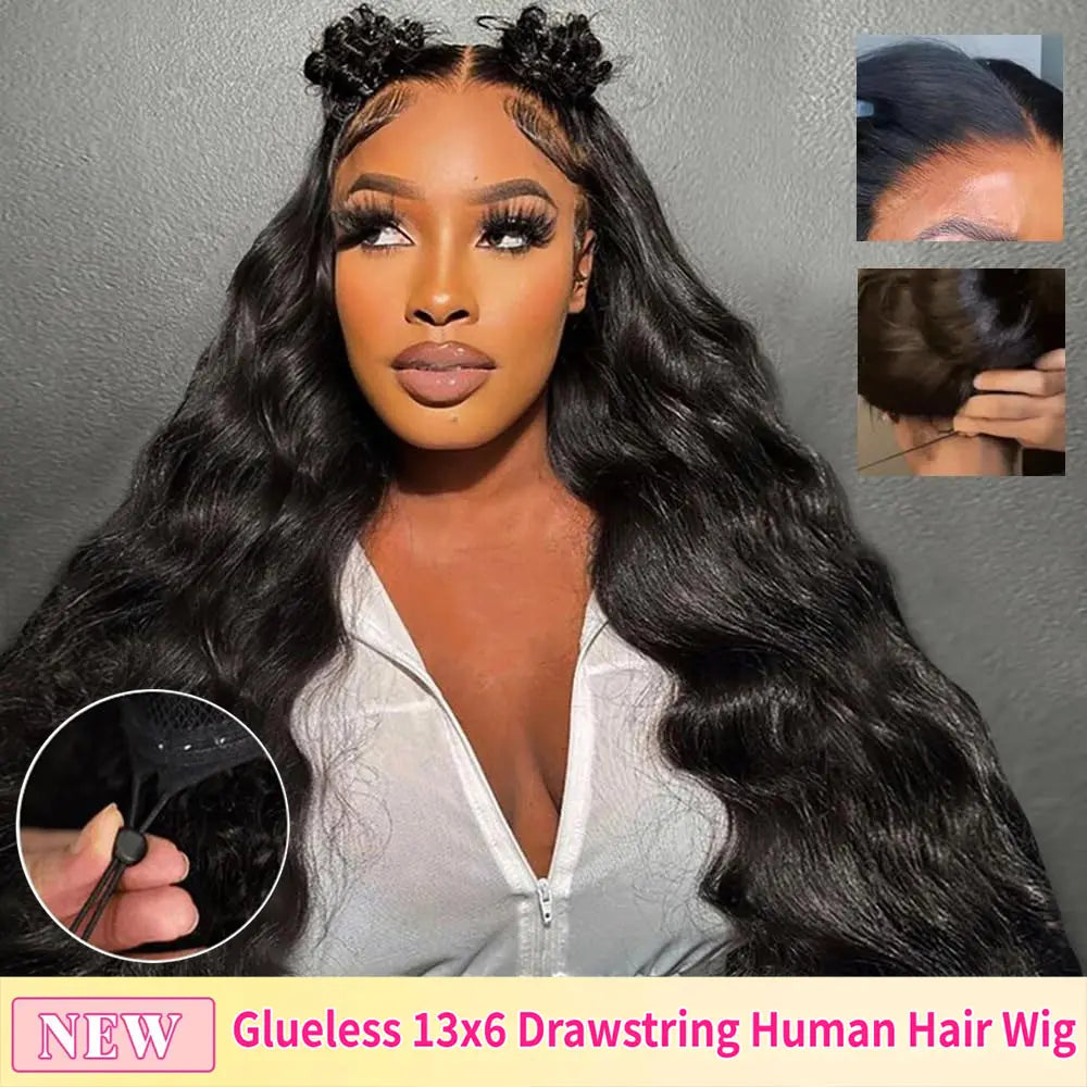 Melted Hair Body Wave Wig Glueless 13x6 Frontal Wig — Pre-Plucked