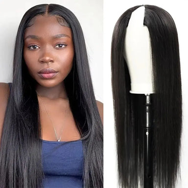 Instant Glam | Straight No-Lace Glueless V Part Wig