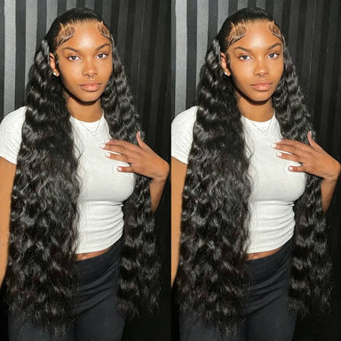 Melted Hair Deep Wave Wig Glueless 13x6 Frontal Wig