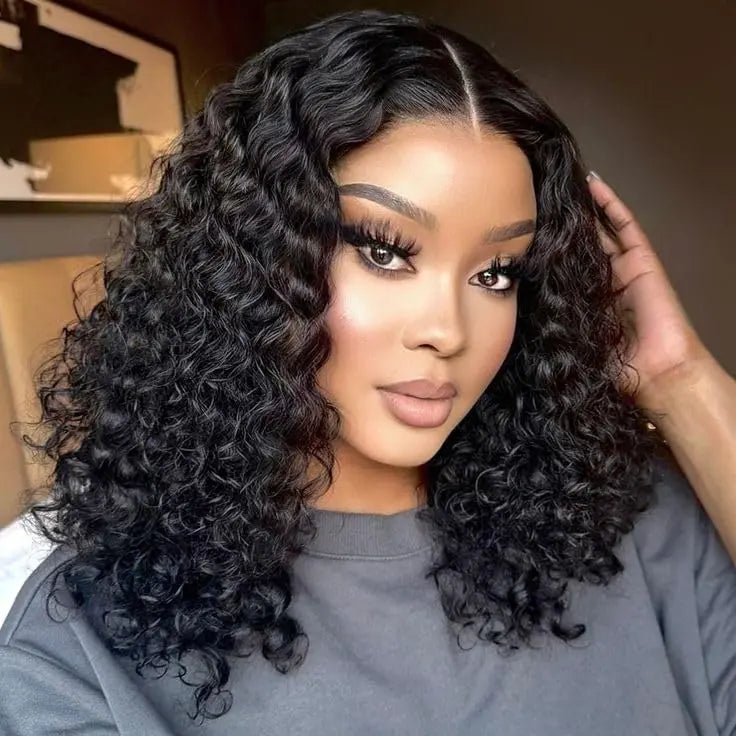 Slay All Day | Deep Wave Glueless HD Lace 13x6 Frontal Wig Pre-Cut
