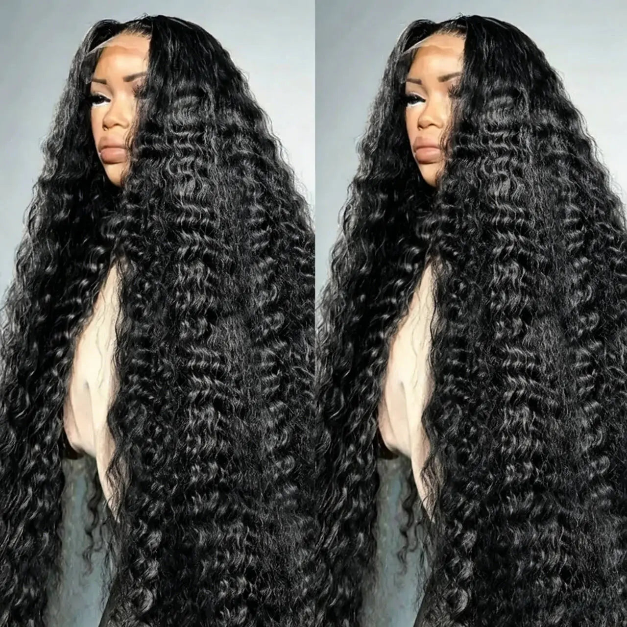 1 Min Install | Deep Wave Glueless HD Lace 13x6 Frontal Wig