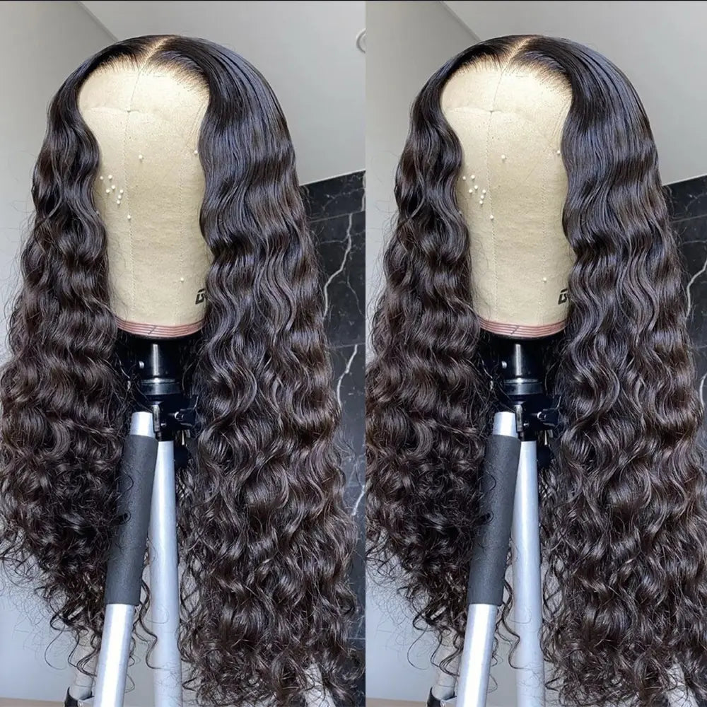 Effortless Glam | Deep Wave Glueless HD Lace 13x6 Frontal Wig