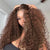 Melted Hair 180% Density Chocolate Brown Water Wave Wig Glueless 13x6 Frontal Wig