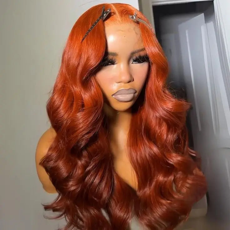 Effortless Glam | Ginger Straight Glueless HD Lace 13x4 Frontal Wig