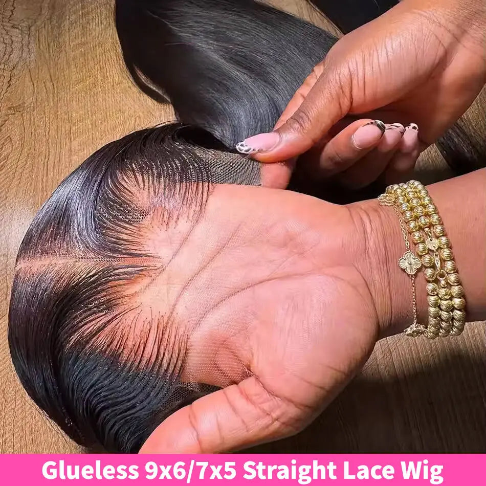 Throw On & Go | Straight Glueless HD Lace 5x5 Closure Wig