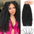 Curly Crochet Braiding Hair Extensions — 100% Human Hair