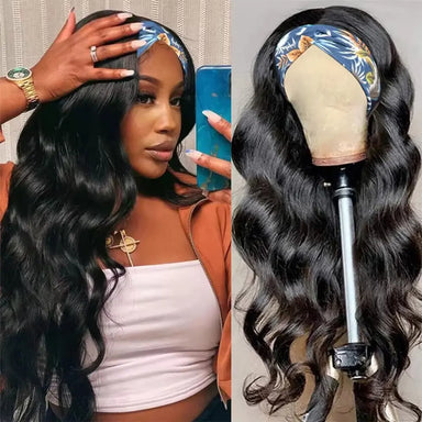 Melted Hair 180% Density Body Wave Wig Glueless Headband Wig